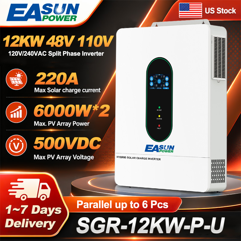 Drone Solar Charger - EASUN US 12KW 12000W Split Phase