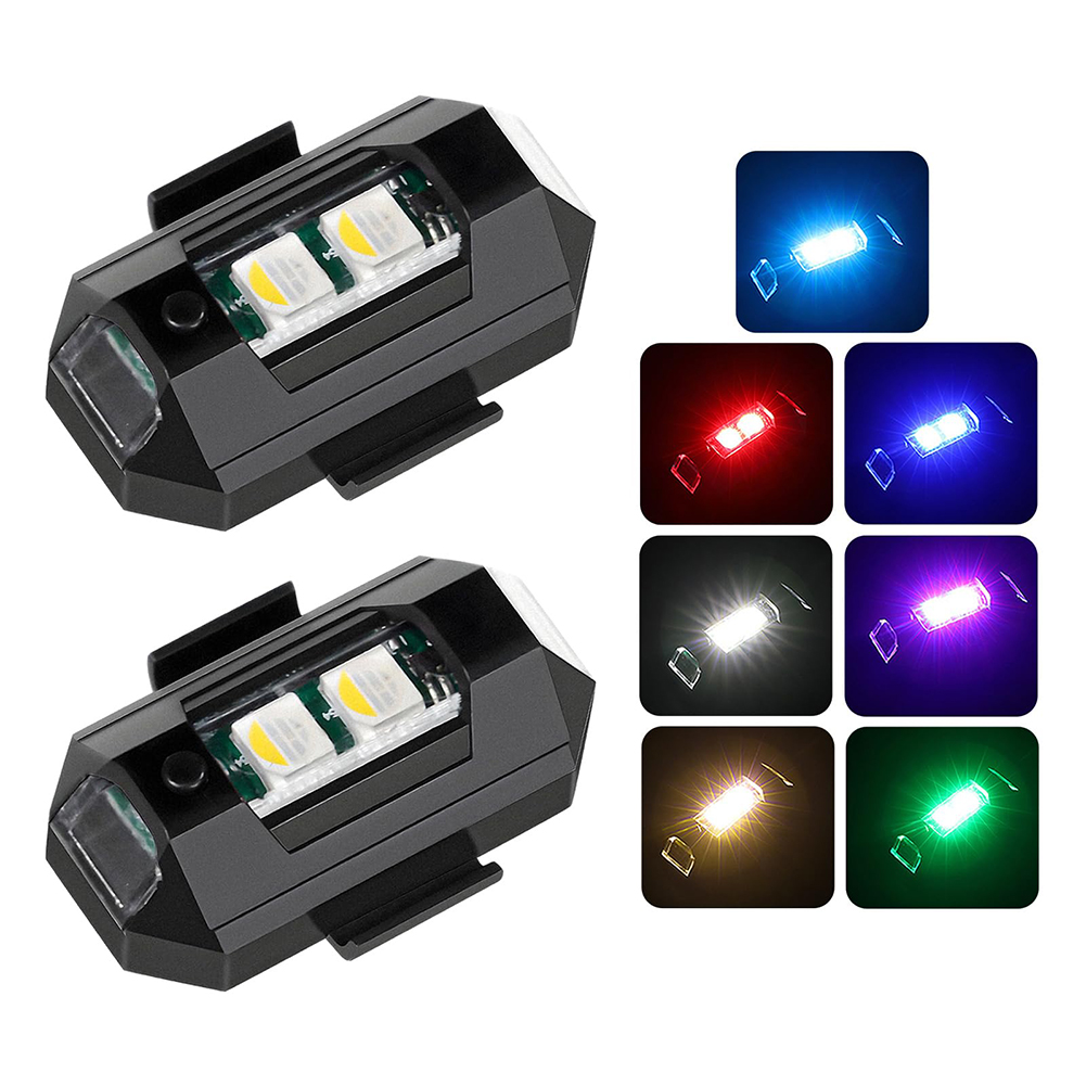 2PCS Mini LED Strobe Lights De - Drone Strobe Light review and price