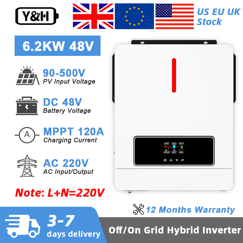 Y&H 6.2KW Hybrid Solar Inverte - Drone Solar Charger review and price
